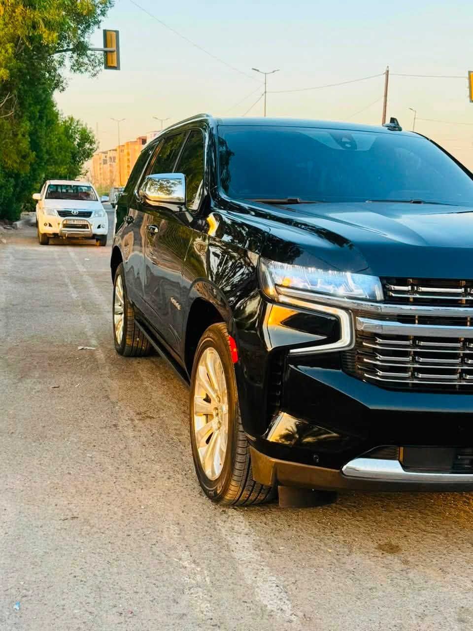 شوفرليت ••• تاهو
موديل      ••• 2021… PREMIER  🖤🖤

_ خليجي
_فول مواصفات 
_دوسات كهرباء
_3 شاشات
_بانوراما 
_داتا شو 
_رادار 
_5 كامرات 360 درجة
_تدفئة وتبريد بالكشنات
_داخل قرميدي بلادي
_السياره فول عدى الجكات
_تخم تاير جديد وكالة _ 
باقي المواصفات معروفة 
بيهة صبغ بلصفحة اثر طخة سطحية بدون اي دواخل ولا تكم ولا ايرباك فقط صبغ الجانب تكم بدون صبغ 
للأستفسار آكثر 

***********
مكان السيارة بغداد
