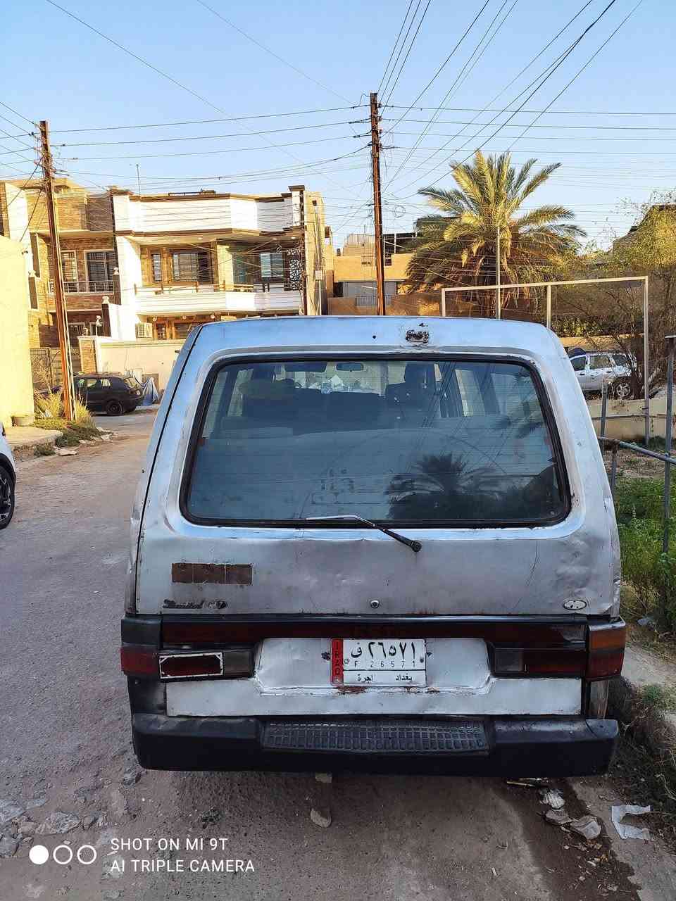 أعادت النشر بسبب الوعود الكاذبة
السلام عليكم سياره للبيع سياره راعيها موجود اذا تحويل يحول بس وكاله ماكو تريد بس مكاتبه اني عندي بيها وكاله رقم بغداد الماني سنويه لنهاية هاي السنه سياره البم كام فتحته وديته جفته وجبته شديته بس مااعرف اسنتره تريد تجيب ابو بمات يشغلها وتاخذها تريد تأخذها سحب محرك تبخير بدون تنقيص السعر 20وبيها مجال المكان بغداد حي الجهاد الرفاق 
الرقم//***********

نص مكتوب في الصور:
- SHOT ON MI 9T AI TRIPLE CAMERA
