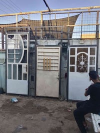 ابواب حديد • طول ٢٧٠سم • عرض ١م