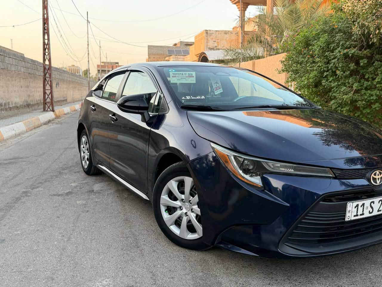 السلام عليكم تويوتا كورلا فئة LE موديل 2024 للبيع فقط بدون اقساط ولا مراوس
رقم بغداد بأسمي هزه ورقم وفحص وسنويه جديد  حادث فقط جاملغ امامي ومبدل  بلادي نفس اللون  وبيه حافة البند كد شبر صبغ واضح بل سونار بدون دواخل  بدون شخوط بدون رصعات شرط السونار وين مايعجبك افحص حتى الدعامية بلاد يعني قطعه وحده فقط ماشيه 23 الف كير محرك صدر تخم تاير كله ع وضع الشركه. حجر بيئه بلادي رادار امامي جانبي لون جويتي  سايد  بريك بصمه اوتو هولد شاشه ابل كار بلي سستم كاربون فايبر كامل شرط السياره برغي ما بيه نقص سعر 138 وبيه مجال بسيط مكان السياره ديالى بعقوبه التحرير ***********.
