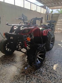 دراجة رباعيه لحجم جبير   دراجه كلها شغاله اشاير هورن لايت عالي ناصي   ...