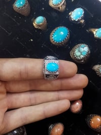 محابس فيروز • فيروز طبيعي • فضة 925