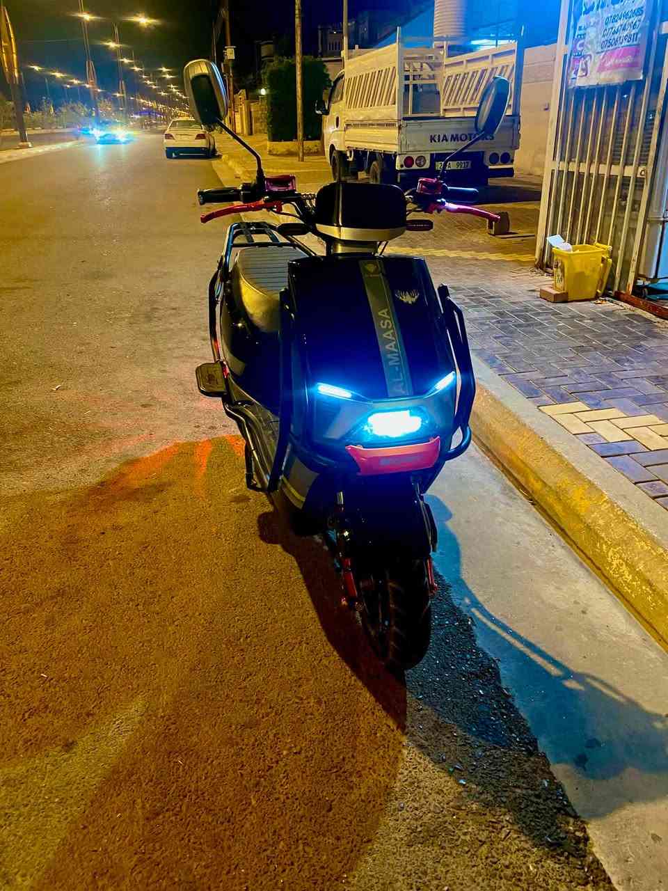 دراجة شحن نوع الماسة ارقى نوعية دراجة نضيفه كلش محافض عليه نضام اشاير ليد بريك APS مانع انزلاق نضام بگ سرعته
99-حقيقي نضام تشغيل بالكرت مواصفات خير من الله والبطاريات شرط على الفحص —
—رقم الهاتف ***********–بي واتساب 

موديل (25)

السعر —675

