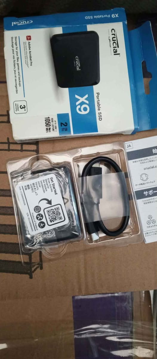 هارد خارجي اصلي 2 تيرا اورجنال جديد غير مستعمل ماركة كروشل ترهم إكس بوكس وبلي شتيشن كويسينجاك, أربيل
