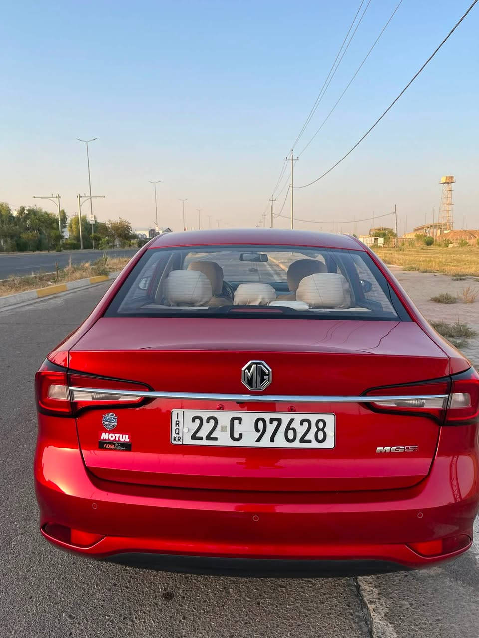 للبيع MG5
موديل 2024
ماشية : 8km
لون : ماروني 
مواصفات مبينه عندكم بالصور 
سيارة بدون حادث او ضرر من شركة صفر طالعة 

السعر : 110 ورقة
عنوان السيارة : كركوك و وياها بطاقة بانزين و هزه جديدة 

رقم تلفون : ***********
