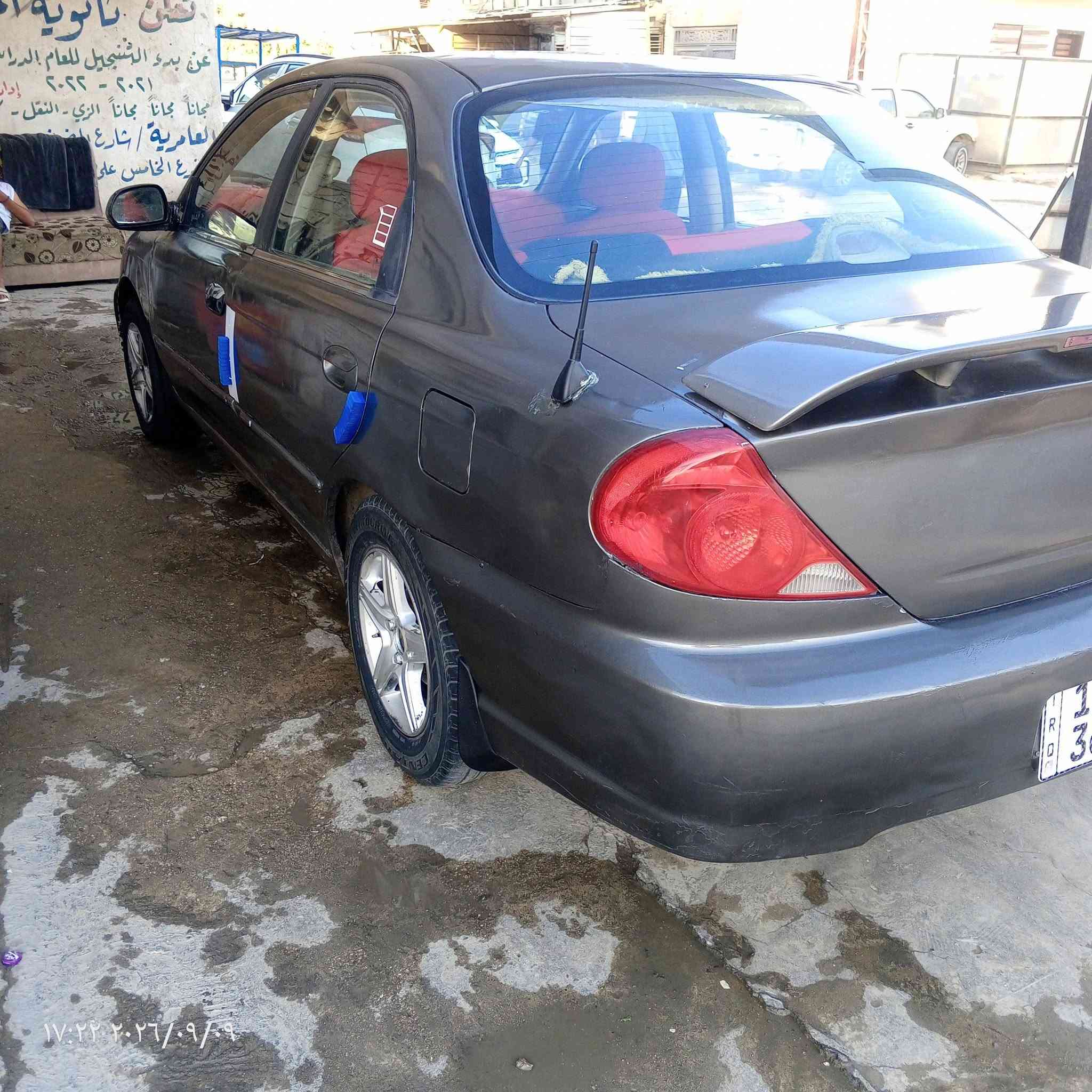 السلام عليكم كيا اسبكترا 2003 رقم بغداد انكليزي بسمي هزه جديده كير اوتوماتيك محرك 1600 كير ومحرك مكفولات السياره نقصها مشط استيرن ينضح دهن ونقص كمبريسر تبريد وبولبرن خلفي السعر 32 وبيها مجال مكان السياره بغداد العامرية رقم الهاتف ***********
