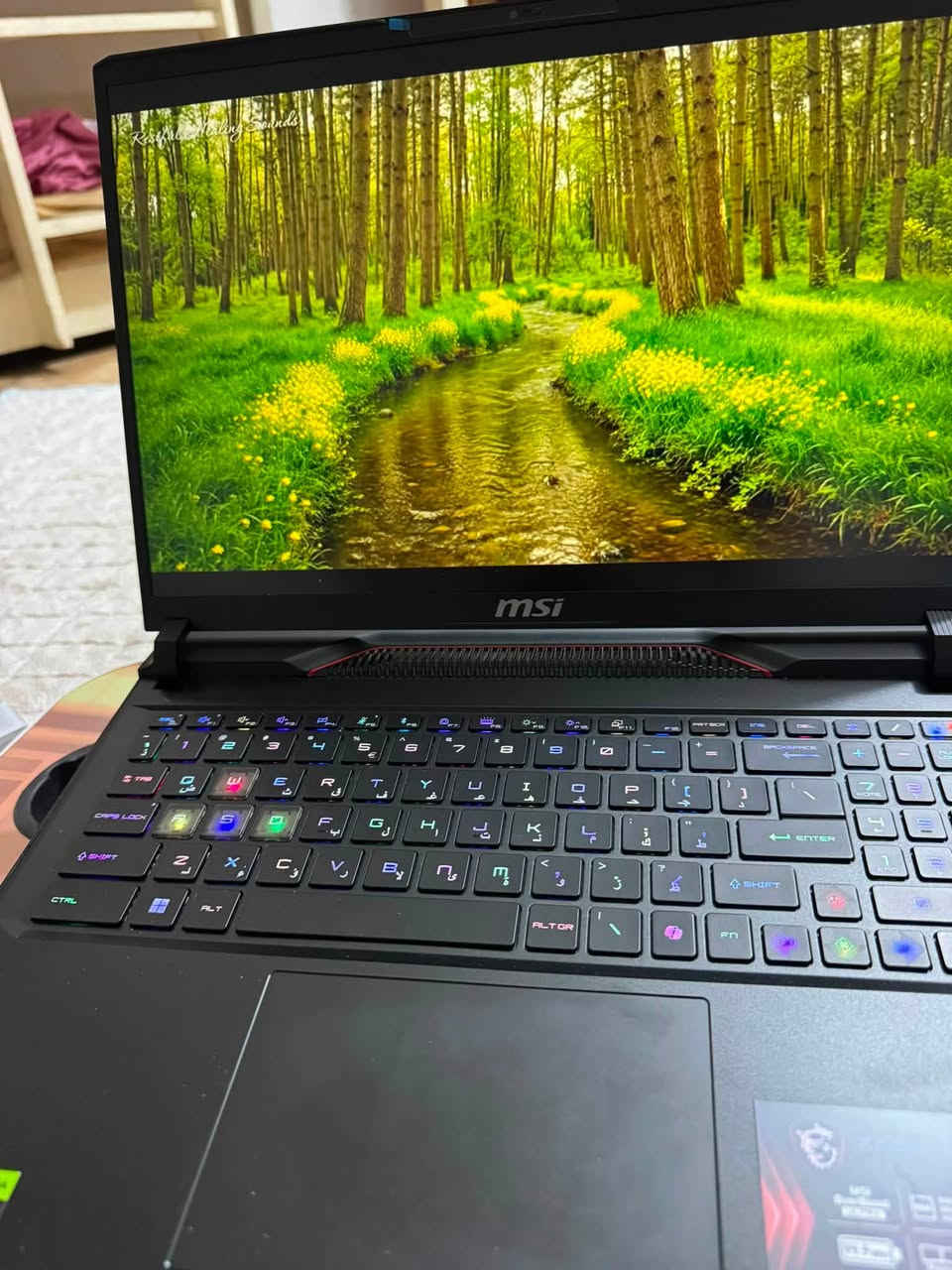 Msi  ge 68 raider hx
Ram 32
4070
I9-14900hx
Ssd 1 t

لابتوب نضيف نظافة٩٨٪؜ 
واستخدام متوسط 
للبيع ب 2000000 
***********
مكان شارع فلسطين
