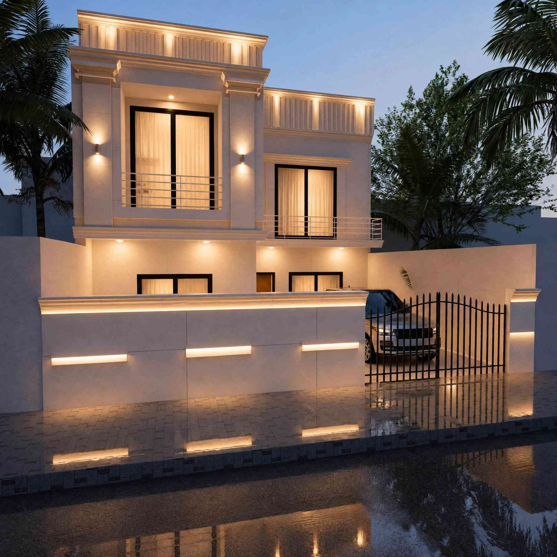 تصاميم عصرية: نحول أحلامك إلى واقع هندسي يجمع بين الفخامة والعملية.
استغلال ذكي للمساحات: نستغل كل زاوية لضمان راحة وخصوصية عائلتك.🏡
 مخططات تفصيلية: نقدم رسومات (2D و 3D) دقيقة تسهل عليك البناء بكل سهولة.🎞️
 حلول مستدامة: تصاميم تراعي الأجواء المحلية وتوفر الطاقة لبيئة معيشية مريحة.🏠
 مرونة بالتعديلات: مستمرون معك حتى يصل التصميم تماماً لما تطلبه.
 التزام بالمواعيد: سرعة في الإنجاز مع أعلى معايير الجودة الهندسيّة.
 تواصل معنا الآن: ابدأ خطوتك الأولى، وراسلنا اليوم لنناقش تفاصيل بيتك القادم!

للحجز والاستفسار ***********☎️

نص مكتوب في الصور:
- ALI ALABDULLAH *********** تصميم واجة نيو كلاسك بمساحة 280 م