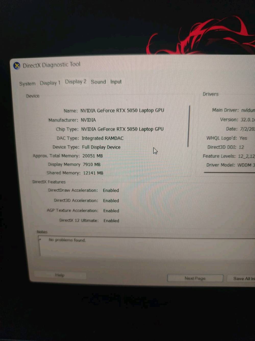 لينوفو LOQ 15IRX10 • i7-14700HX • RTX 5050