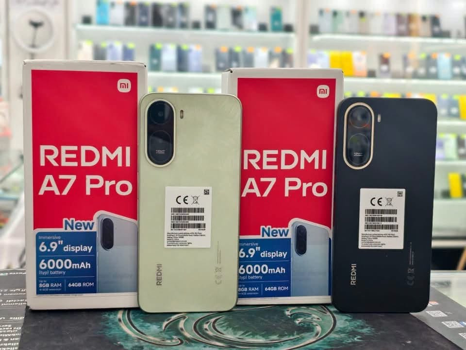 🔥 ريدمي A7 Pro 🔥

💾 الذاكرة: 64GB
🔋 البطارية: 7000mAh

💰 السعر:170  ألف فقط 🔥
