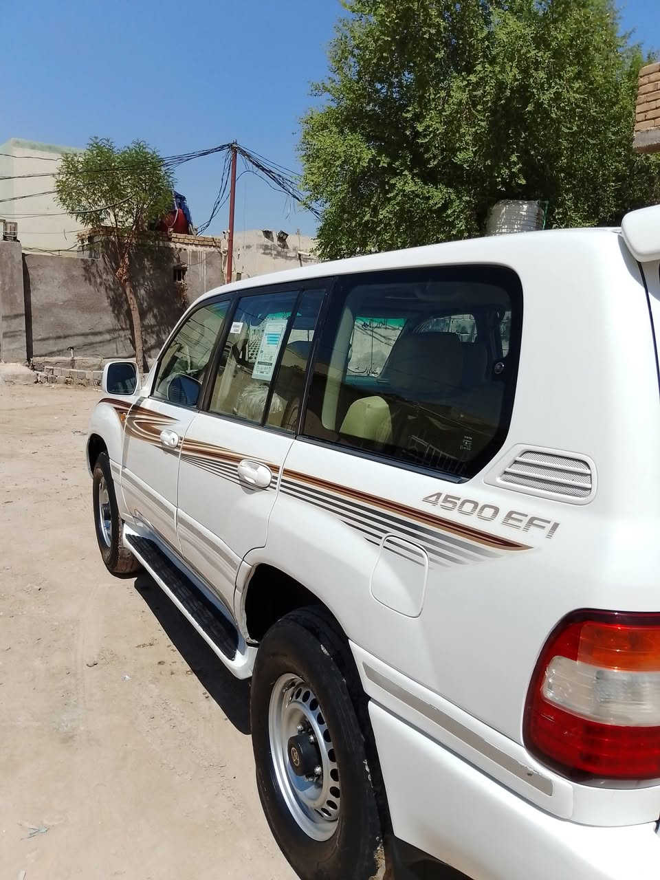 سلام عليكم لاندكروزر مونيكا 2004 GX.R
فول مواصفات واحد على واحد سياره جديده وضع الشركة جديده معنه الكلمه كير مكينه حداديه تبريد لو كير دفلوك كله على الشرط تخم تاير بالون ويل 17 اصلي دبل تانكي كير اوتوماتيك فتحه سقف تفلوك ثلاجه السياره فول مواصفات للأخير رقم اربيل تريد مداور تريد وكاله مكفوله من ضربه وكص والعيب الشرعي ماعده بيها صبغ قلييل مكان السياره نجف السعر 145$

الرقم ***********
