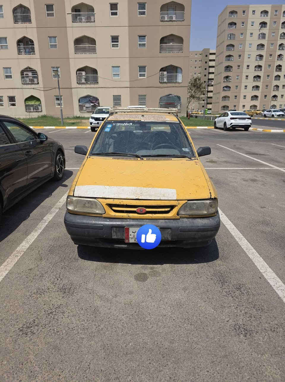 سلام عليكم ورحمة الله
للبيع سايبا موديل ٢٠١٢ 
السيارى كير محرك صدر كامل امامي وخلفي كلج جديد 
نقصها بس الشكل والكهربائيات 
غرامات مصفرى 
السيارى سنوية ضايعة 
راعي السيارة موجود شرط التحويل
السيارة راديها ب١٤ ورقى وبيها مجال 
واتساب***********
