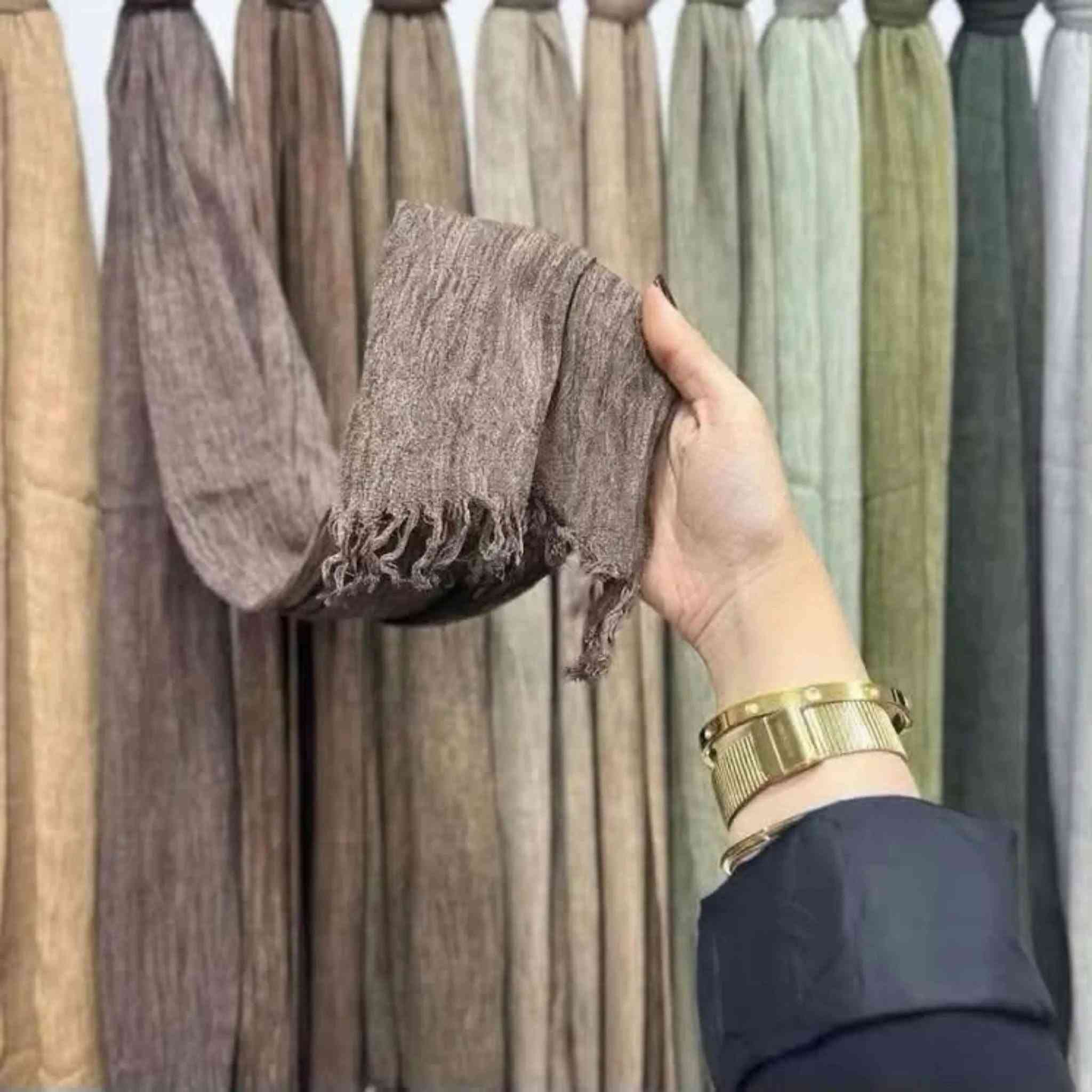 شال ايطالي • بشراشيب • إطلالة ساحرة