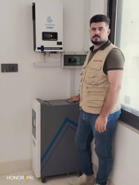 طاقة شمسية • انفيرتر ٦ كيلو • بطارية ١٦٫٧kWh