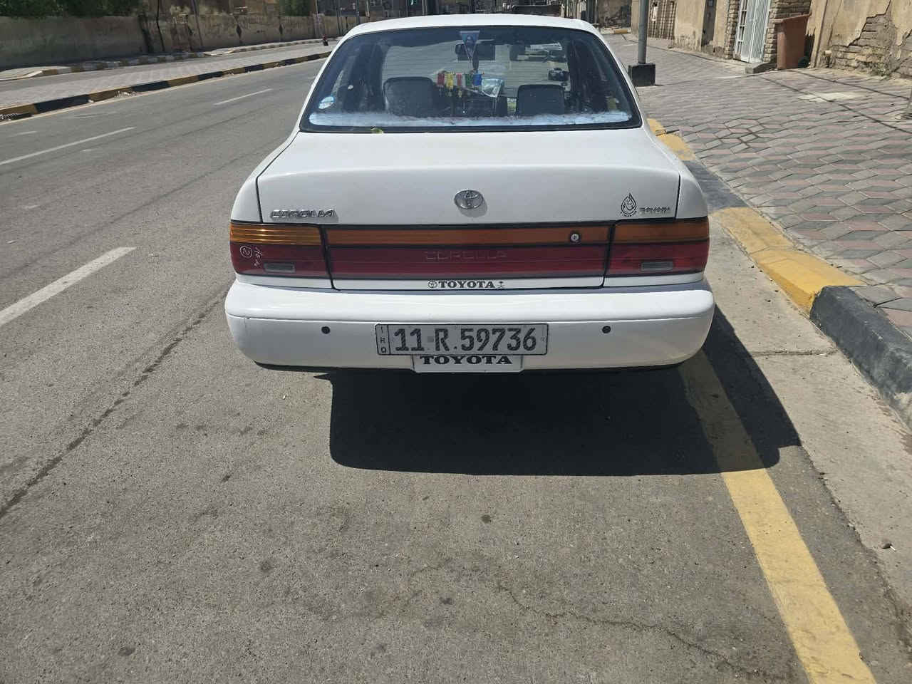 سلام عليكم كورولا موديل 93
رقم بغداد مشروع وطني بأسمي  مكاني كوت 
حداديه جديده خلفي امامي 
تخم تاير  تبريد شغال 
سيارة مكفوله عدا الصبغ الجماليه فقط 
للتواصل .
***********
