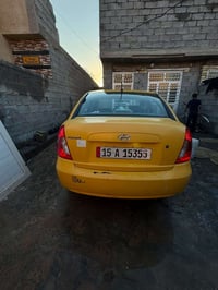 سيارة اكسنت اصفر موديل 2009 السياره كير ومكينه خير من الله تبريد شغال ...