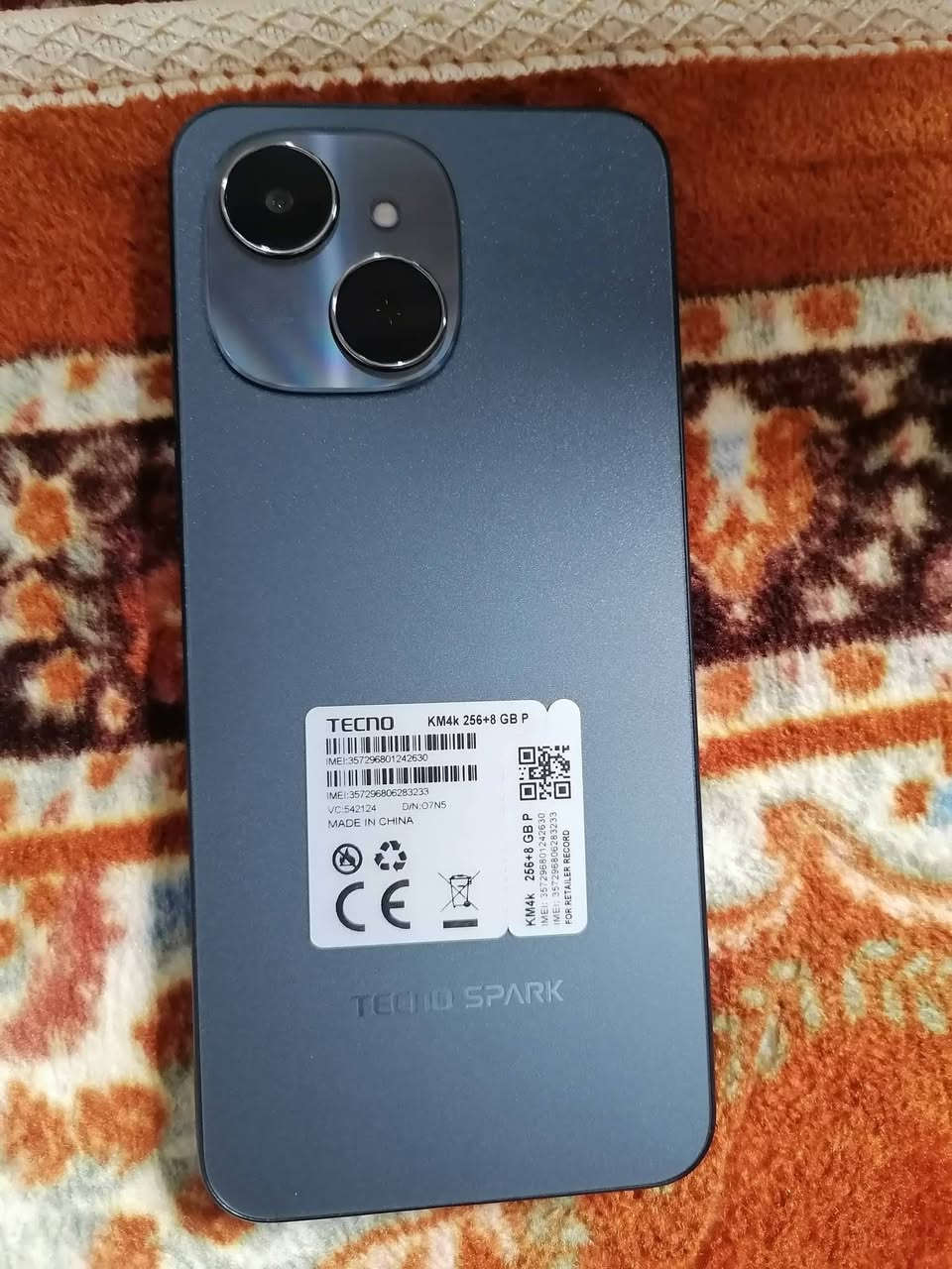السلام علیکم
تكنو سبارك 40 C

جهاز نضيف مستخدم اسبوع

رايد ب225 وبي مجال بسيط

للاستفسار ***********

