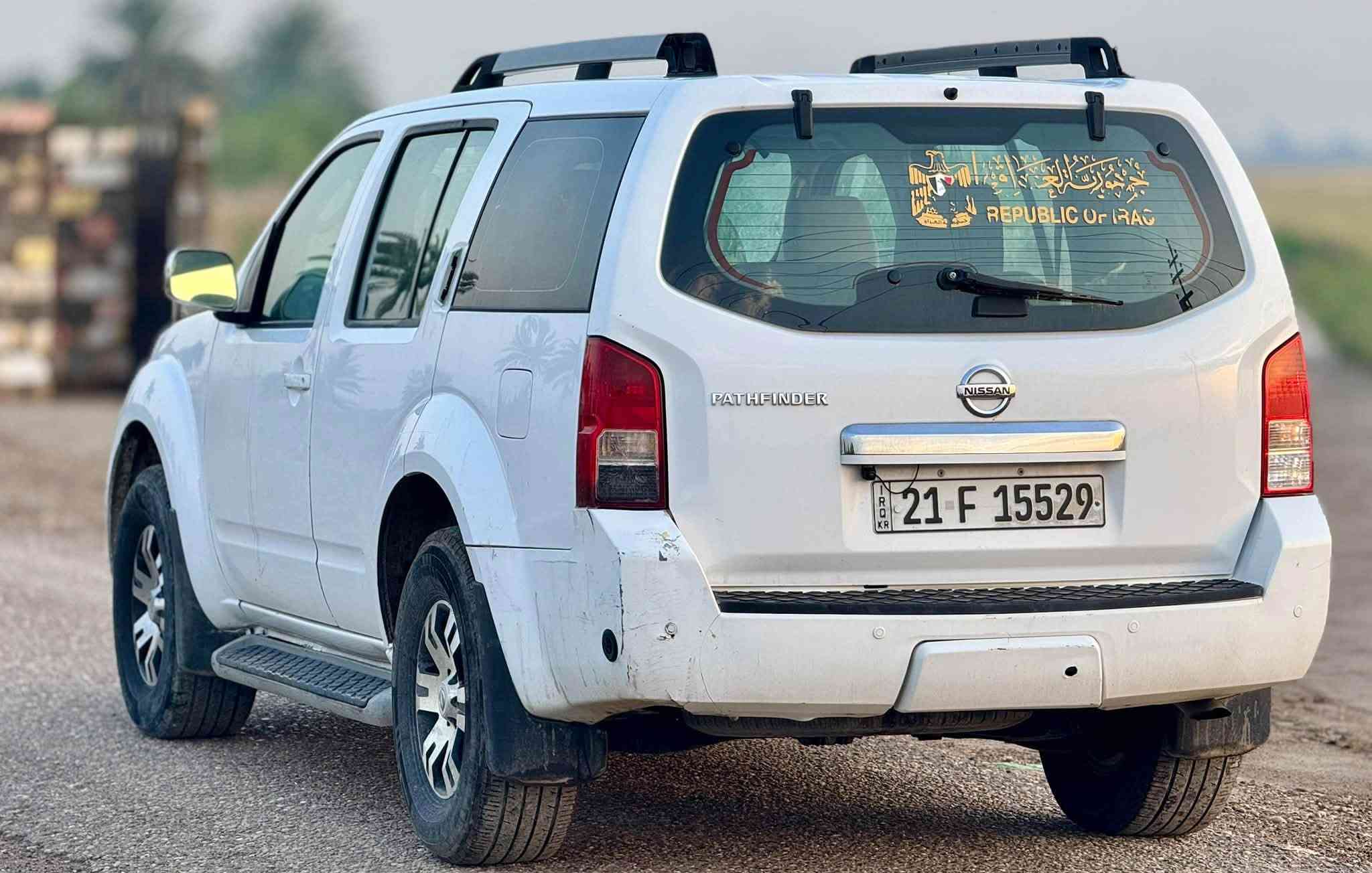 نيسان باثفندر 2012 وارد خليجي
ماشية 108 km  
مكينة 4000 مكفولة 
سياره جاهزه من كلشي 
ضايفلها منضومة غاز 80 لتر 
بيها 3 قطع صبغ 
السعر / 100 $ 
العنوان / بغداد 
للأستفسار / ***********
