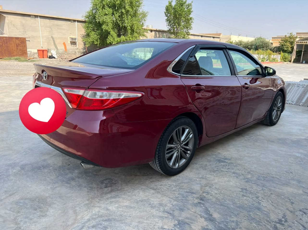 السلام عليكم 
للبيع
بسعر مناسب 
كامري 
موديل 

لون ماروني 
2016
صبغ عام
رقم دهوك
سيارة جاهزة 
كير و محرك شرط 
تبريد ثلج
حدادية و صدر جديد 
السعر   ٩٦ وبي مجال
للاستفسار ***********
مكان السياره 
العلم الربيضة
