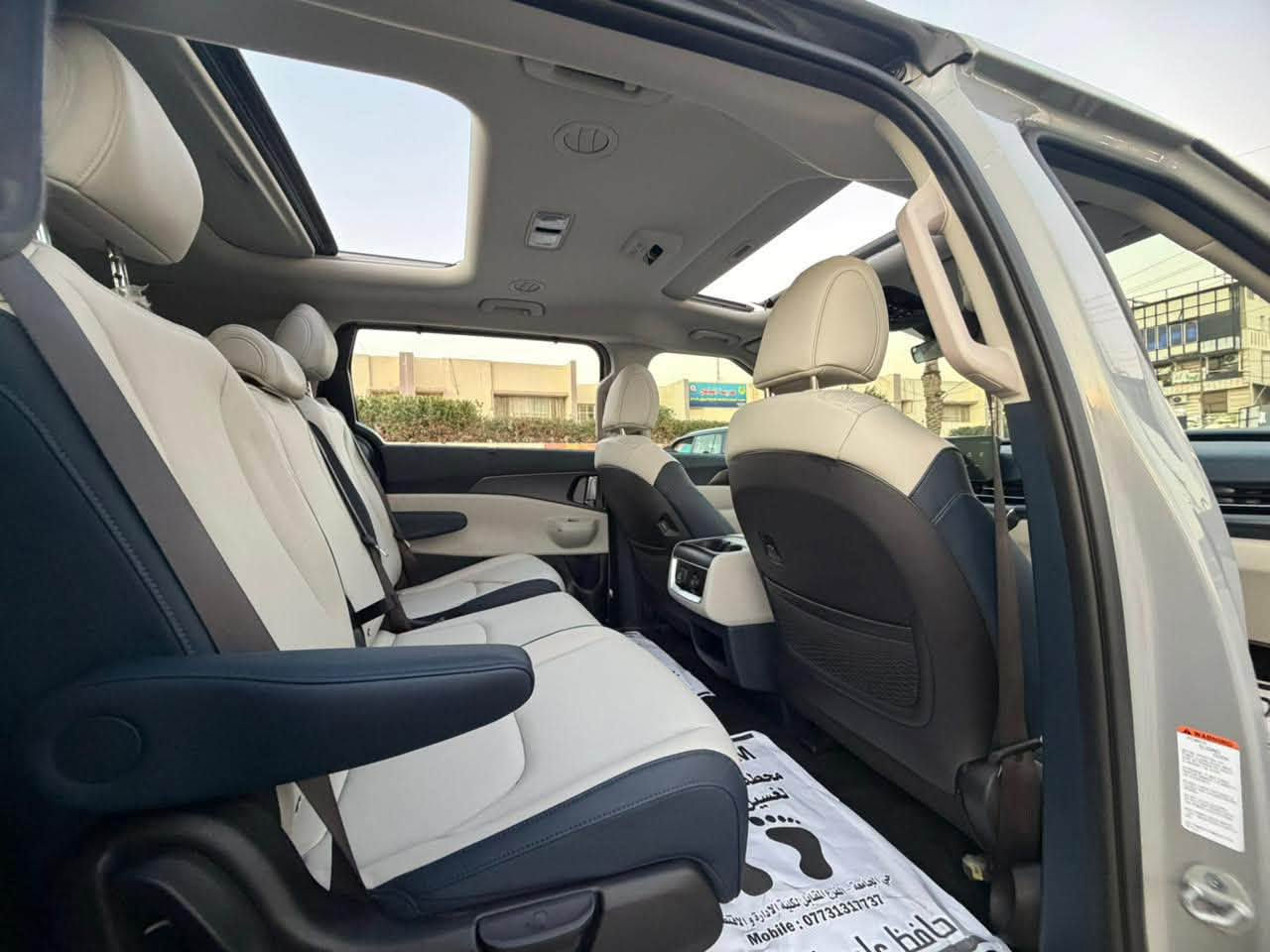ياالله

السلام عليكم 

كيا كرنفال هايبرد 2025 SX  بلاك ادشن برستيج وارد امريكي 

Kia Carnival Mpv Sx Prestige 2025 1.6 Hybrid

                  Hybrid حجم المكينه : 1.6 تيربو + هايبرد 

        المسافه المقطوعه : 20 الاف كم

      الضرر : باب سلايت مبدل نفس لون 
                             وجاملغ صبغ الخلفي   

                 حالة الايرباك : سليم  بدون ايرباك  

#مواصفاتها 

1.شاشه

2.كامرات 360

3.بصمه

1. بنوراما فتحتين

5.ويل كب اسود

1. تشغيل عن بعد

7.حساسات خلفي امامي

8.بيبان كهرباء

9.لايتات لد

10.لايتات زنون

11.بكلايتات لد

12.اشاير بالمري

13.رادارات 360

14.كشنات جلد 

15.ثلاث قطع تبريد

16.هيترات بالكشنات حار بارد امامي خلفي

17.هندبريك بصمه

18.شحن وايرليس

19.هيتر بالاستيرن

20.كشافات 

21.مري شفط

22.كشنات كهرباء امامي خلفي

23.كشن السايق ميمري

24.تحديد مسار

25.نظام ايكو سبورت عادي

26.كامرات محيطية داخل السياره

1. كشنات خلفيه 

فول موصفات 1/1 جاهزه مرقم بغداد 

  

تفاصيل اكثر هذا رقمي *********** تحياتي 

مكاني السياره النجف الاشرف

نص مكتوب في الصور:
- 000-4289666 - 08/05/2025 - IAA Inc.
- 000-42896696 - 08/05/2025 - IAA Inc.
