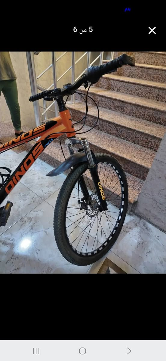 السلام عليكم بايسكل جبلي للبيع 🚲
حجم 26 🚲
مناسب للطرق الوعرة 
وبيه ٧ سرع 
السعر ٣٠٠ الف وبي مجال 
السبب اريد اشتري دراجة علمود اشتغل بيها دلفري 
البايسكل كلش نضيف وسريع بس بي مشكلة بي طكطة تكدر تصلحها ب ٨ آلاف يرادلة تبديل مشمشة بس والي يشتري اخلي يفحص منا للصبح براحته 
هذا رقم الواتساب ***********
