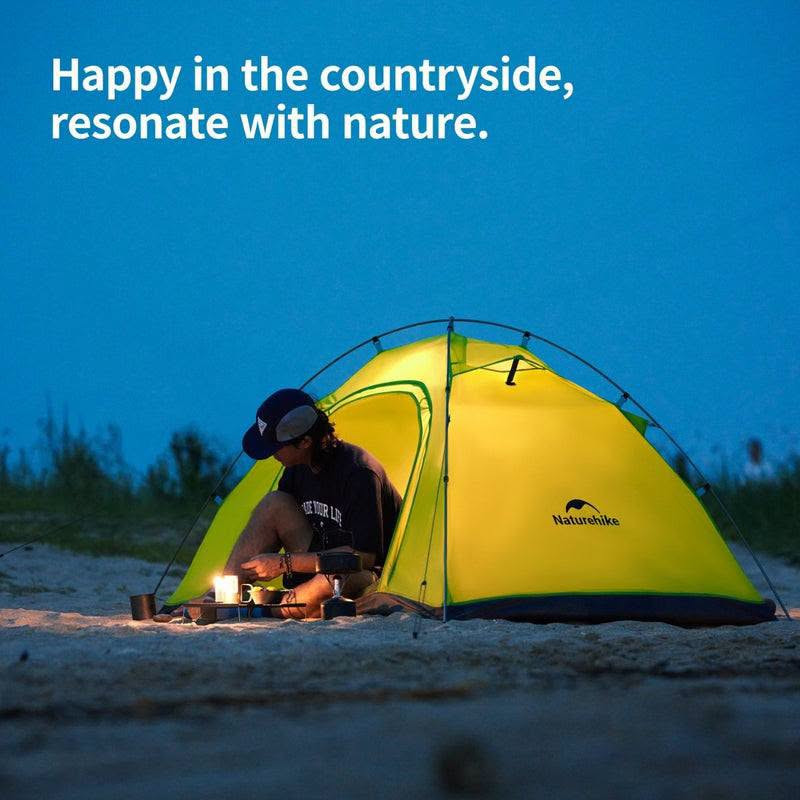 هذه خيمة تخييم خفيفة الوزن لشخصين من طراز Naturehike P-Series 2 Single Layer باللون الأخضر.المواصفات الرئيسيةالسعة: تتسع لشخصين بشكل مريح.الوزن: خفيفة الوزن جداً بحوالي 1.53 كغ.الأبعاد: 200 × 130 × 100 سم.مقاومة الماء: تصنيف مقاومة للماء PU3000mm+ لتحمل الأمطار.الحجم عند التخزين: 15 × 42 سم.

سعر 85 الف
توصيل 5 

#every

نص مكتوب في الصور:
- All aluminum curtain rod, Light weight and resistance to bending.
- External quick ride system, Easy to set up & save time.
- Happy in the countryside, resonate with nature.
- ДВУХМЕСТНАЯ ПАЛАТКА 3000 MM ВОДОСТОЙКОСТЬ ТЕНТА СПАЛЬНОЕ МЕСТО (СМ) 200x130 СУПЕРЛЕГКАЯ КОМПАКТНАЯ 1.53 BEC ПАЛАТКИ (КГ) Yandex Market Палатка Naturehike P-Series NEW ...2-местная, алюминиевый انتقال > حفظ مشارка AMPINGZELT 2 PERSONEN