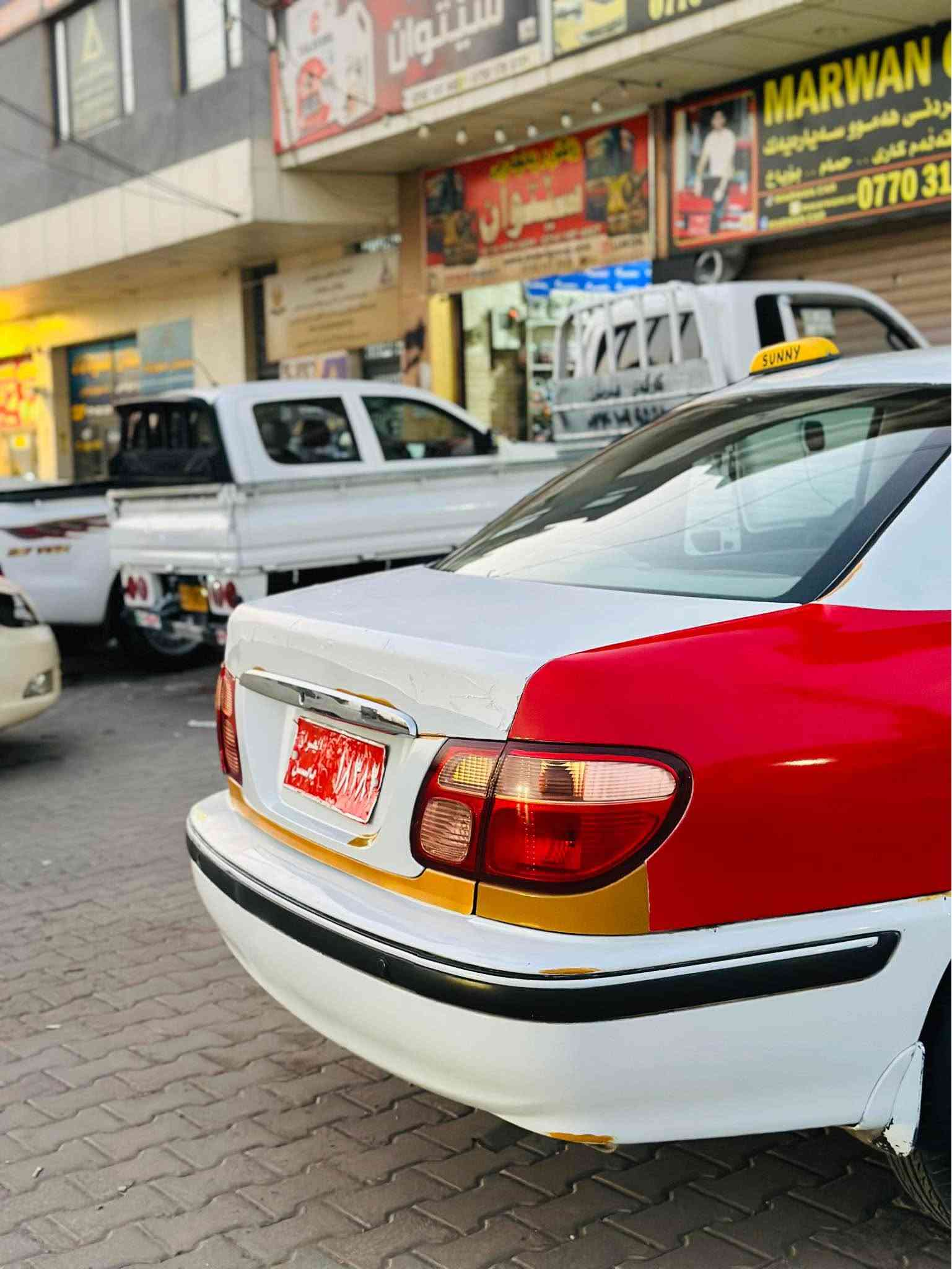 سەرەتا بە ناوی خوای گەورە
☎️***********
سەنی سورو سپی 
مۆدیل 2001
ئاڕمی هەولێر خرامەی بەشەرت
مەکینە 16
4 جام کارەبا
ناو زەرد
سەیارەکە زۆر جوانەو ماڵی کاسپیە
نوقسانی تیانیە زۆر مەزبوتە
کەمیک تەقەو ڕەقەی هەیەو هیچی تر 
59گەڵاو کەمیک مەعمەلە تکایە موشتەری نیت سەرم مەیەشێنە السليمانية, العراق
