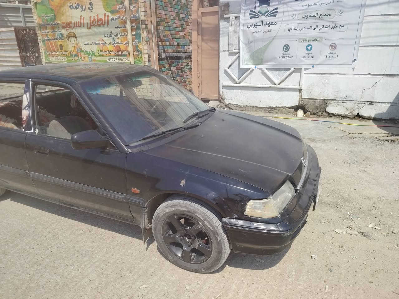 سلام عليكم سياوه هونده لبيع مديل 1991 رقم نكليزي بسمي  بغداد ***********
