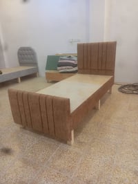 معمل نجارة • سرير نفر ٩٠×٢٠٠ • خشب بلوك ١٤مم