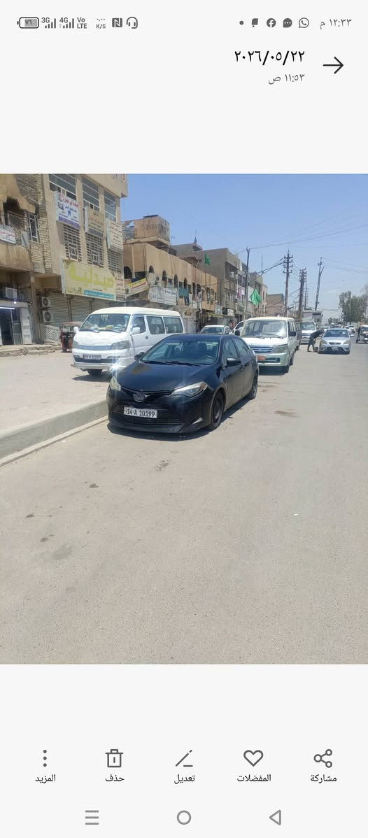 كورولا موديل 19 امريكيه السعر ٧٧.  المكان بغداد رقم بصرة.    ***********
