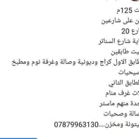 ١٢٥م • نهاية شارع السناتر • ركن شارعين
