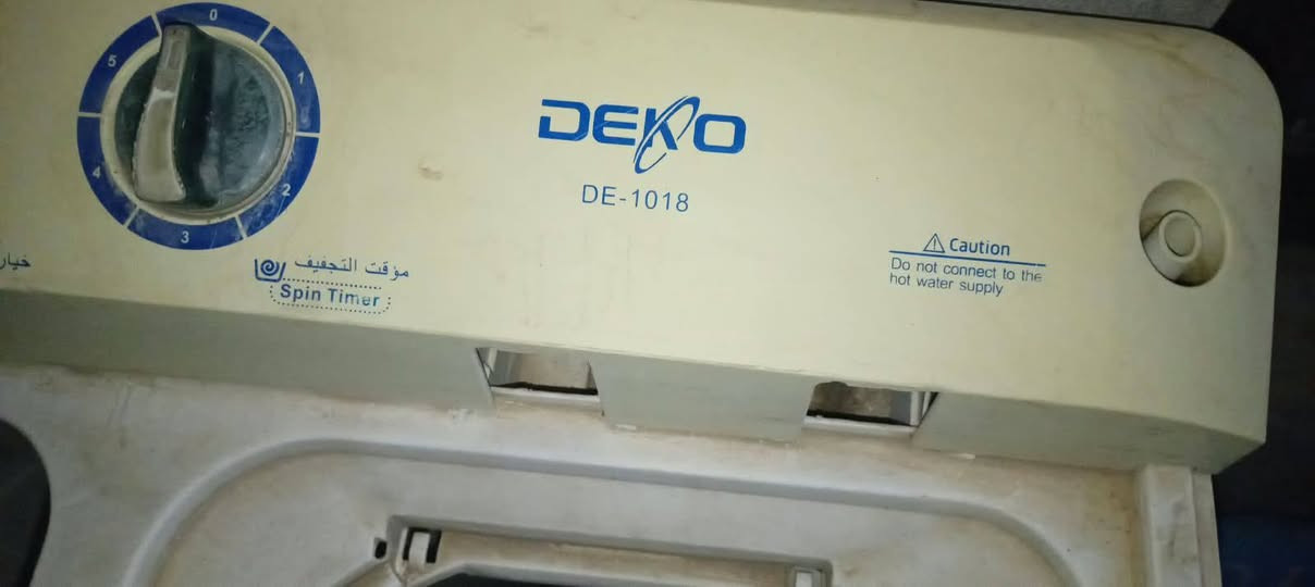 🧺 للبيع غسالة DEKO DE-1018 حوضين 🧺
غسالة ديكو حوضين، الغسيل يعمل بشكل جيد.
⚠️ المجفف (حوض العصر) عاطل حالياً، لكن يتصلح وبكلفة قليلة.
💰 السعر: 90,000 دينار
🔥 قابل للتفاوض
📍 العنوان: الحلة – حي الجزائر
📞 للتواصل: ***********
📱 واتساب متوفر
