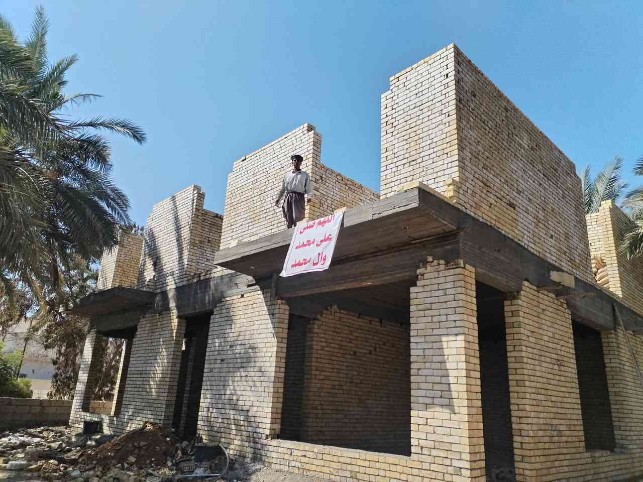 خلفة بناء متفرغ العمل ***********
