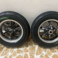 فلنجة كرزية • تايرات 100/90/10 • بريك نضيف