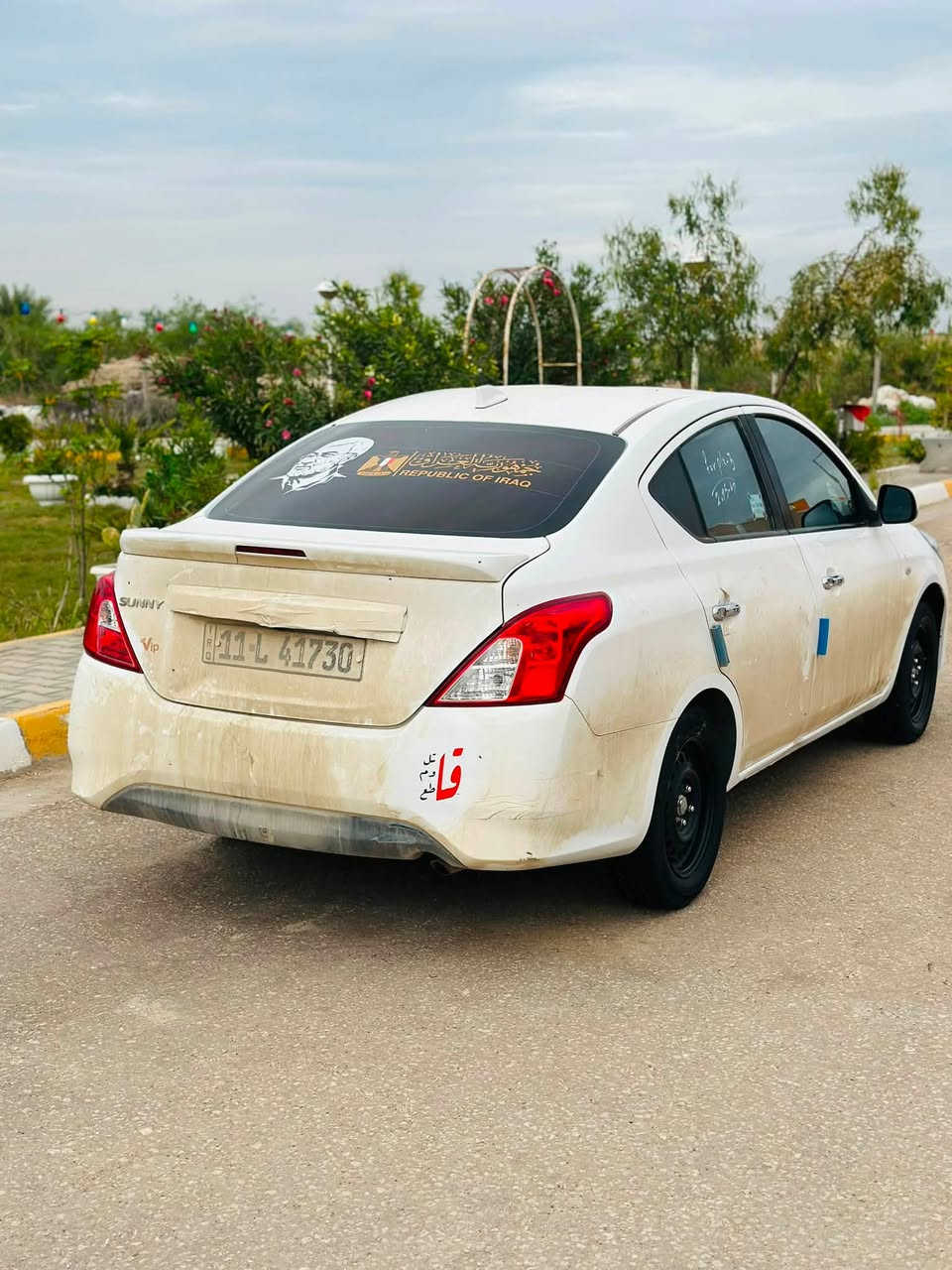 24 رقم بغداد
ماشيه 60 
بأسمي 
جاهزه نقوصات بسيطه ما توكفك بشارع 
بيها قطعتين جاملغ وباب مبدلات جه السايق أثر شك بستوته 
ب110 وبيها مجال 
***********
