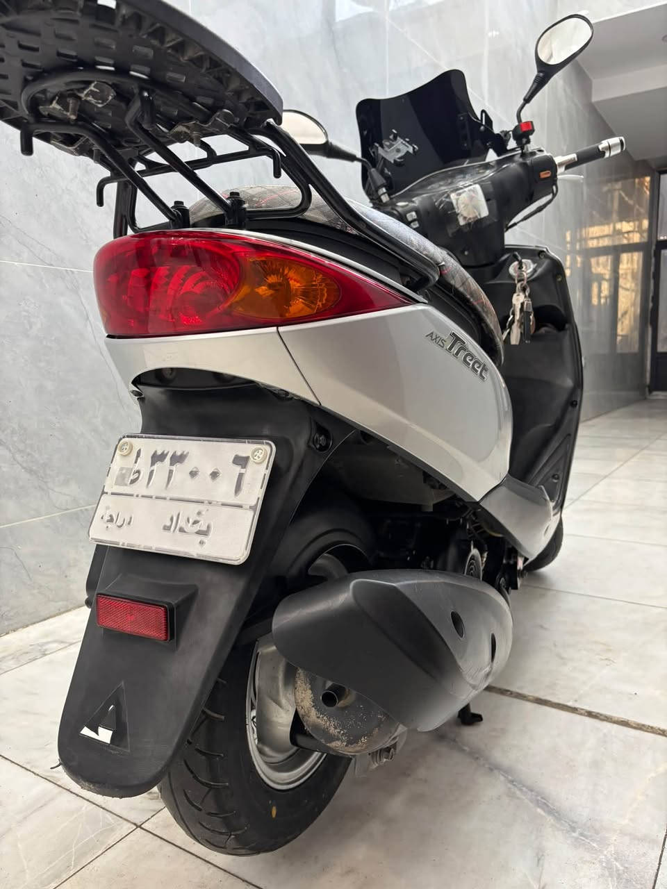 🏍️🔥 للبيع Yamaha Axis Treet ياباني 🇯🇵 🔥🏍️
⭐ موديل 2009 | مرقمة بغداد | رقم مميز

💎 دراجة نظيفة جداً ومرتبة — شغل واطلع

🔧 ما ناقصها برغي، والدراجة بحالة ممتازة.
🛠️ تقدر تجيب وياك أي فيتر تثق بيه وتفحصها براحتك من الألف للياء.
💯 النظافة مكفولة والمعاينة خير دليل.

📑 الملكية والأوراق:
✅ الدراجة باسمي
✅ مرقمة بغداد
✅ رقم مميز
✅ تحويل ثاني يوم

📍 الموقع: بغداد — الكاظمية

💰 السعر: اتصل وتدلل — والجاد ما نختلف وياه 🤝

📞 ***********
💬 متوفر واتساب

🔥 دراجة تستاهل المعاينة — شوفها، افحصها، وإذا ناسبتك توكل على الله.

