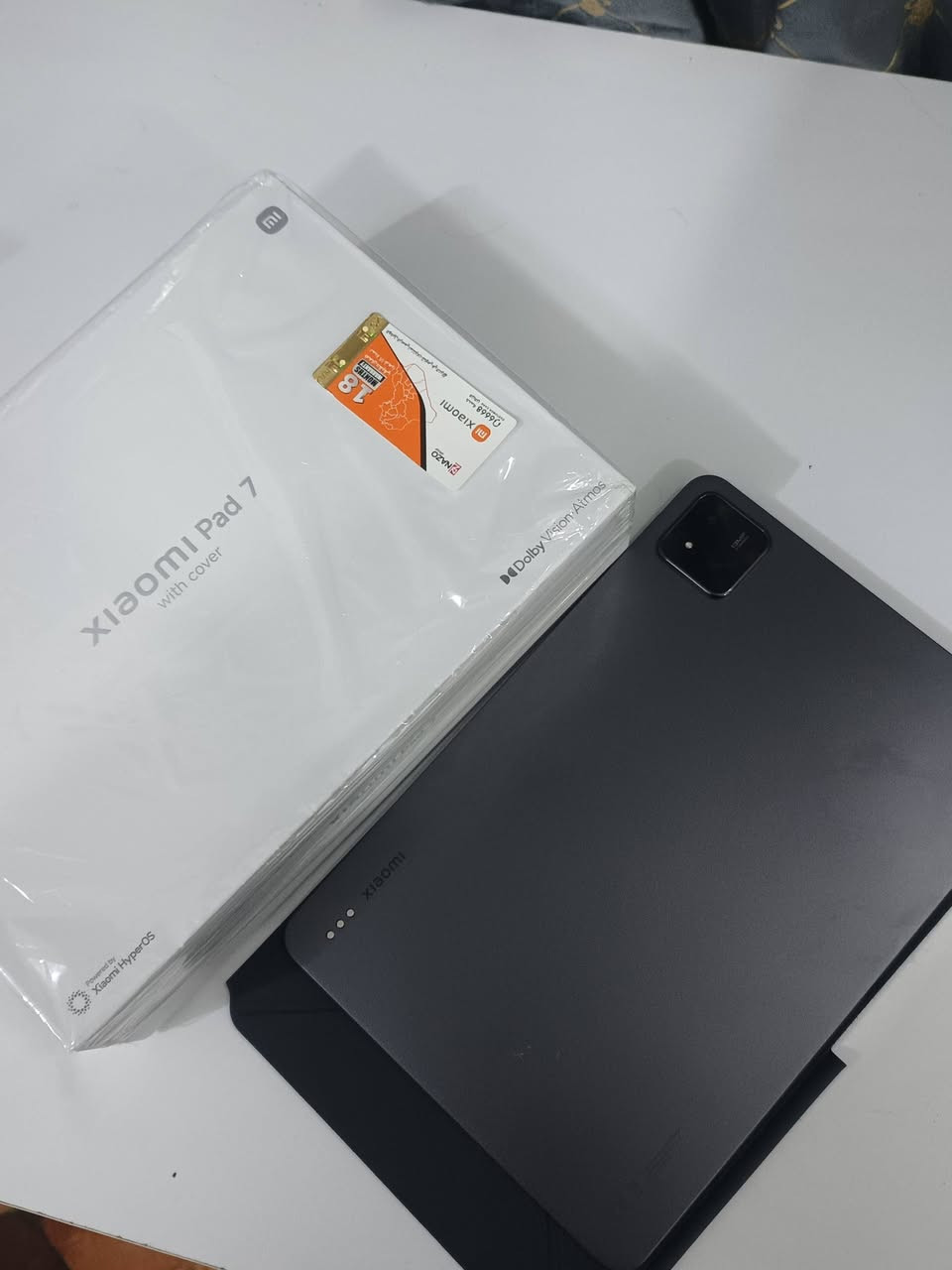السلام عليكم
شاومي باد 7 
Xiaomi bad 7
256 گيگا 
144 هرتز 
بطارية 8850 ملي أمبير 
استعمال 4 أشهر فقط 
كامل الملحقات 
كارتونة،الشاحنة الأصلية والگفر الأصلي 
المكان: النجف الاشرف 
للتواصل: ***********
