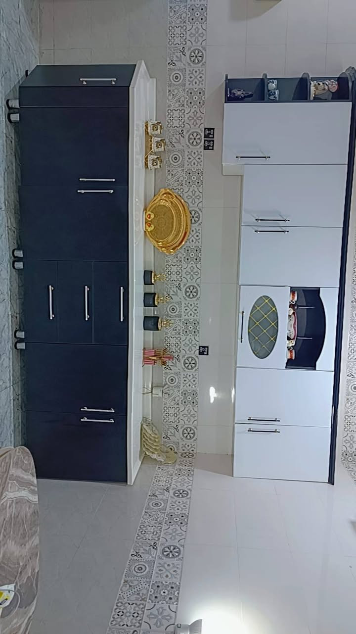 كاونتر MDF ٣م • سنك ١٫٥م • سطح مرمر كوارتز