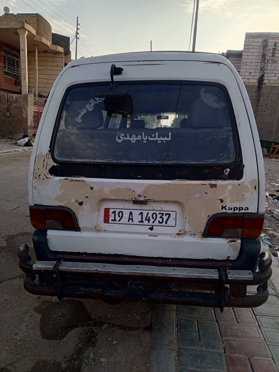 السلام عليكم اسيا للبيع موديل 99 جير ومكينه واكسين مقفولات مكان كربلاء حي العامل اللي يحب يتصل على الرقم ***********
