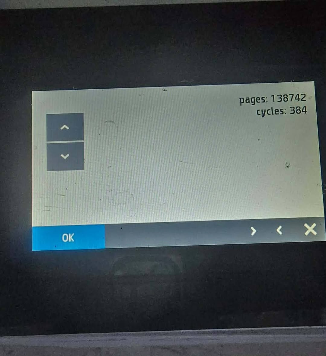 طابعة HP 477 • عداد ١٣٨الف • نظيفة