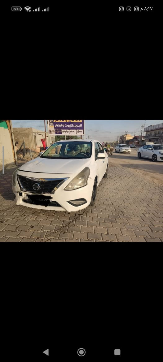 نيسان صني هندي موديل 2019 بأسمي تحويل مباشر رقم بغداد مكاني النجف الكوفه رايدهه 85متواجد على الواتساب *********** 
معلومات السياره
منضومة غاز 
مصبوغه 4بيبان اثر تخريب( تشخيط)
كفاله كير ومحرك وين متريد اتأكد وافحص
تبريد ثلج منضومة تبريد كملتهه منذ شهر تبريد يمرض❄️❄️
