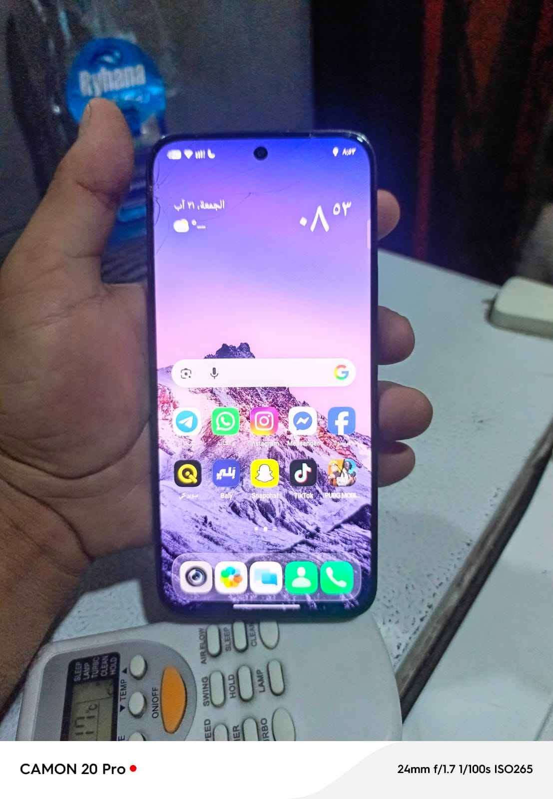 إنفينيكس GT30 برو • رام ١٢GB • شاشة AMOLED ١٤٤Hz