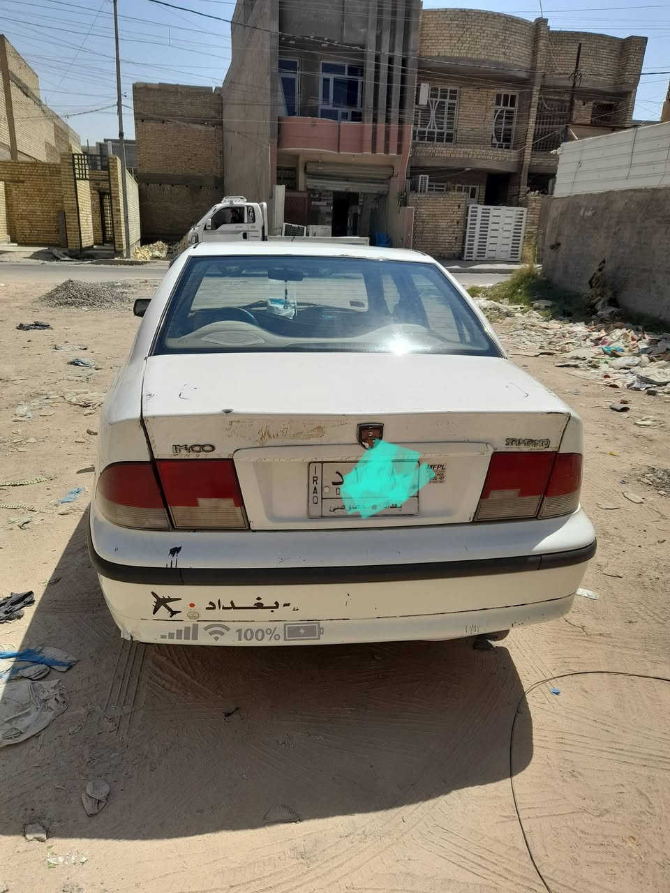 سمند ٢٠١١ بغداد
بيها تبديل سيارة نضيفة 
محرك كير تخم تاير تبريد 
كهربائيات كلها كاملة 
سيارة بسمي تحويل ثاني يوم مكاني بغداد سعرها ٣٨$ 
بيهة مجال قلليل للتواصل اتصل على ***********
