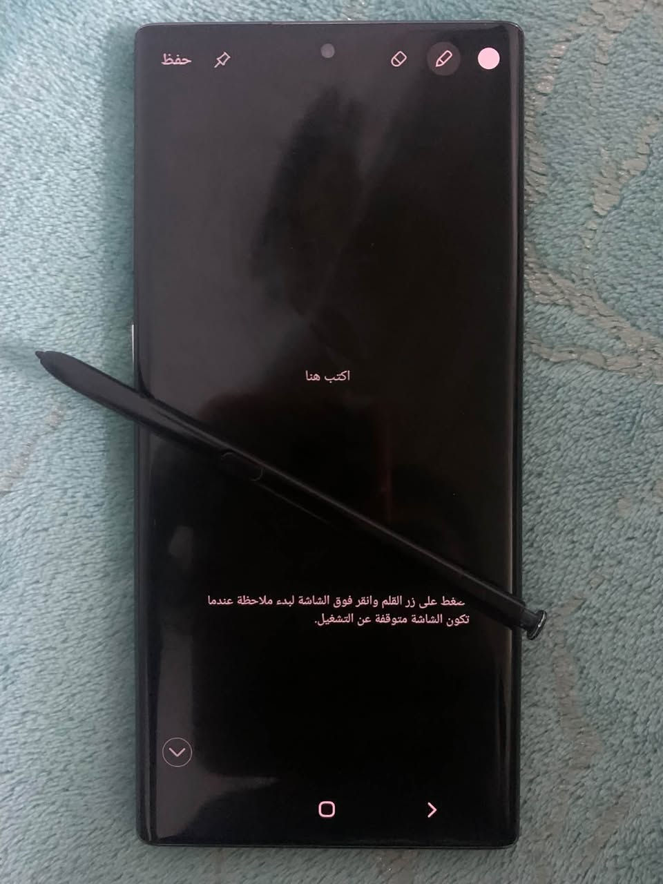 نوت ١٠ بلس • ٢٥٦/١٢ رام • كاميرا خلفية معطلة