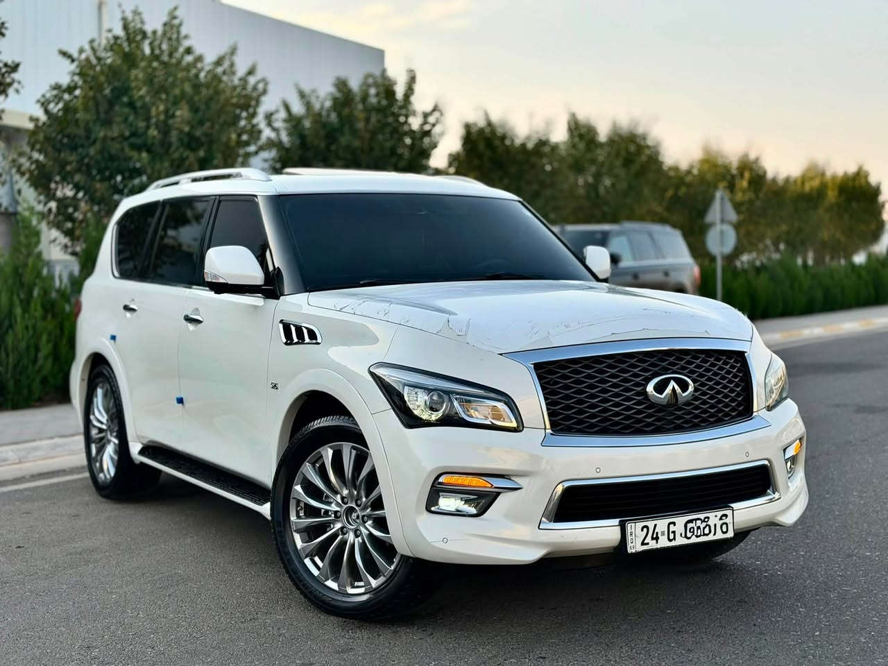 ‏ INFINITI QX80 2016
أنفنيتي QX80 موديل 2016 فول فول مواصفات ١/١
مواصفات خليجي وكالة شريك سردار ✅
سيارة جديد مثل شريكة 📦📦🧿🧿
-----------------------------------------
مكان🌆: سليماني                   
 سعر💵:  219$ 
تليفون 📲: *********** 
  -----------------------------------------
▫️محريك V8 5.6L تمانية سلندر
🔹گير و محرك بشرط برغي مامفتوح شرط📦
🔹بدون صوت و صرف و خلل كل بشرط فحص
🔹ماشيه 96  الف كيلو متر حقيقي 📦✅

▫️ بصمتين بلادي و سماعات و كتلوك كل موجود✅
 
▫️سيارة كلين تايتل وكالة شريكة سردار
🔹صار بلعراق ( باب خلفي و نص جملغ صبوغ )❌
🔹بدون داخل و بدون أيرباگ شرط فحص✅
🔹حتل دعاميات بيلادي بدون صبوغ 
🔹سيارة حيل حيلوة جديد جديد ماشاالله
🔹سيارة على وضع شريكة لوك لوك 📦📦

 
▫️مواصفات
{{ بصمة - سلايت - داخل بيجي - فورويل - رادار امامي و خلفي - رادار جانبي - ثلاجة -  خمس كاميرا - ٣ شاشة - تشغيل عن بعد - صندوق شفت - كشنات جلد - كشنات تتفيئة و تبريد - كشن و ستيرن خزن - كشنات امامي و خلفي كهربا - تيريد مركزي - حصاص امامي و خلفي - سماعة BOSE - مراي شفت - بغاغ لايت - داخل فورميكا - ڤوليوم - تحديد سورعة - لايت وزينؤن - بگلايت ليد - بعد }}
 
▫️اربع تاير و ويل حجم 22 بيلادي جديد جديد
🔹سيارة جديد ماشالله بدون نواقص
🔹سيارة شرط بدون اى نواقص گير و محرك و حدادي و كاهرباى كل بشرط
🔹سنوية و رقم جديد سنوي بأسمي تحويل غرامة بشرط
