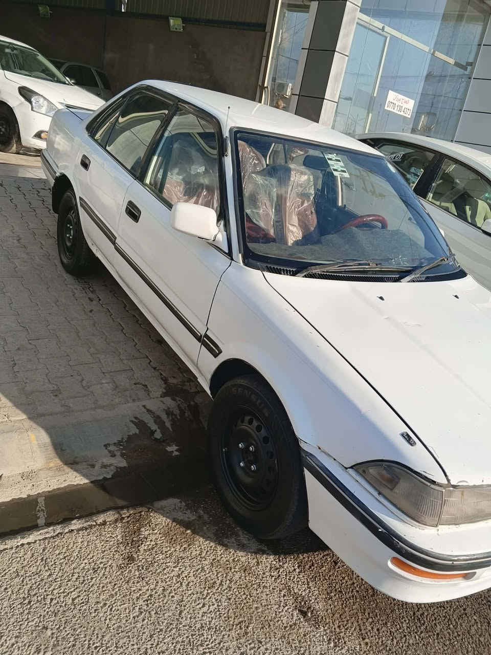 السلام عليكم  كورله موديل 91 داخل احمر 
كير اوتماتيك
محرك 16 المرقوب كير او محرك خير من الله
سنويه مشروع وطني رقم كركوك
السعر 42 
مكاني كركوك حي الواسكي
رقم صاحب السيارة ***********مراوس حسب القناعه
