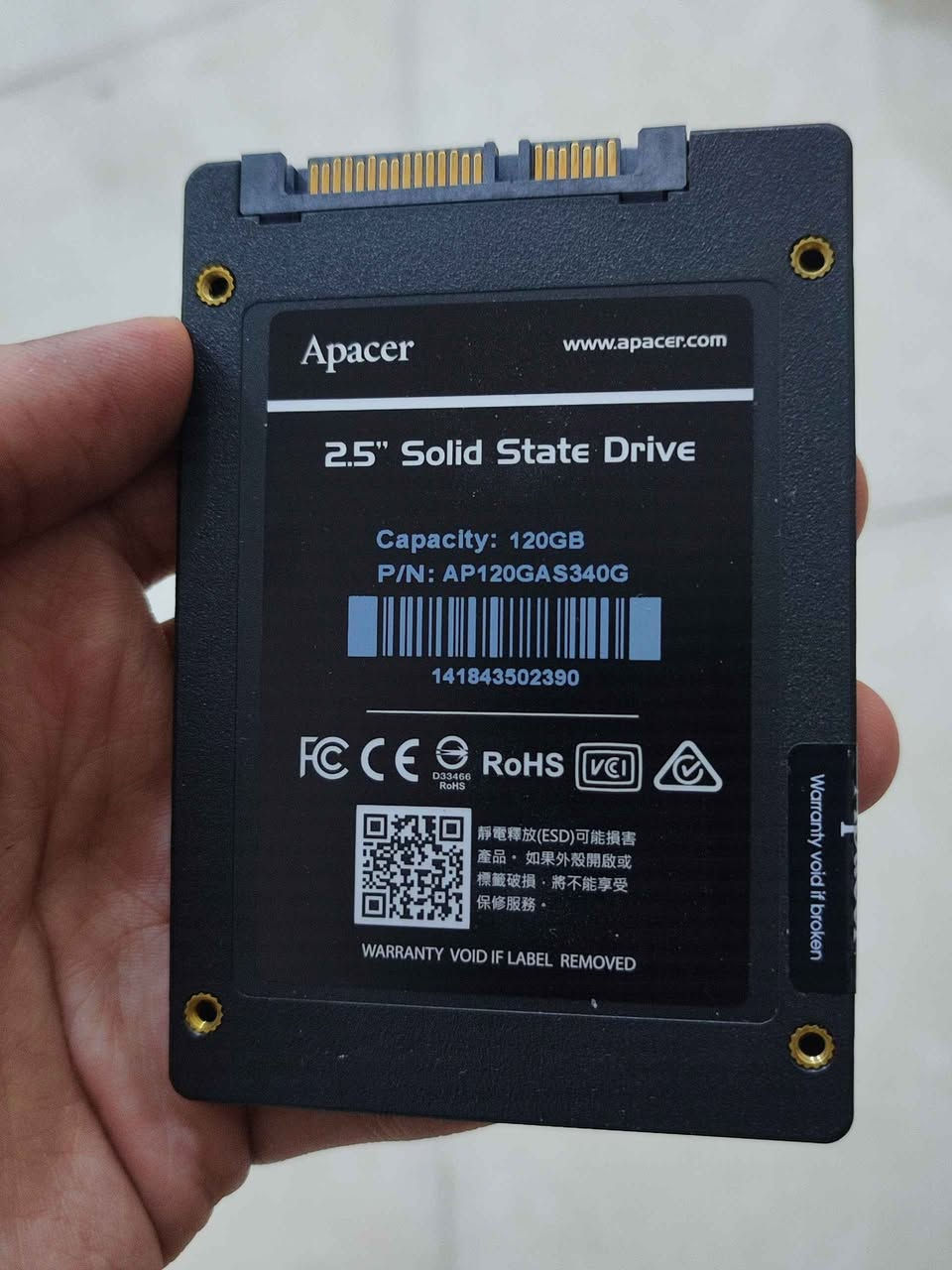 هارد ١تيرا • NVMe ١٢٨ • Apacer ١٢٠