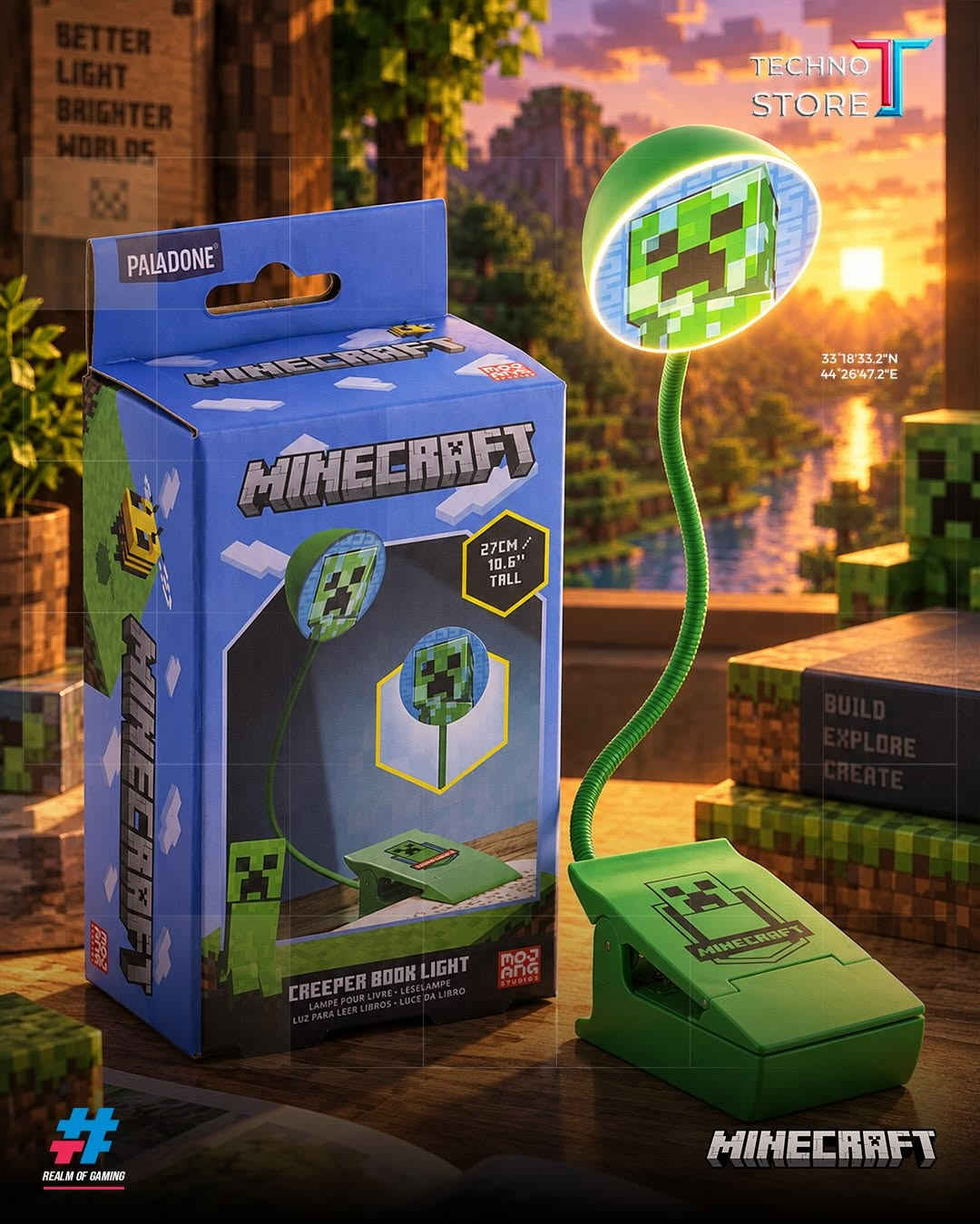 مجموعة إكسسوارات بطابع Minecraft 🎮⛏️
حوّلنا أجواء الألعاب إلى عالم حقيقي مليء بالتفاصيل!

من إكسسوارات الكمبيوتر المميزة، إلى المجسمات والديكورات المستوحاة من عالم Minecraft، كل قطعة تضيف لمسة مختلفة ومميزة لركن الألعاب.

🟩 إكسسوارات كمبيوتر بتصاميم Minecraft
⛏️ مجسمات وشخصيات مستوحاة من اللعبة
🧱 ديكورات وتفاصيل تعيشك أجواء عالم Minecraft
🎮 كل التفاصيل اللي اشتغلنا عليها لتجربة Gaming متكاملة

Build your own world. Play your way. 🌿

✅‌‎الموزع المعتمد لشركه فونكو بالعراق
✅‌‎موزع معتمد لبطاقات يوغي بالعراق 

‌‎1️⃣الفرع الاول 
بغداد - الكاظمية - شارع اكد
***********

‌‎2️⃣الفرع الثاني 
بغداد - شارع الصناعة - قرب شركة النبع
***********

نص مكتوب في الصور:
- TECHNO STORE 33 18 33.2 N 44 26 47.2 E REALM OF GAMING
- TECHNO STORE
- 33 18 33.2"N
- 44 26'47.2"E
- REALM OF GAMING
- TECHNO STORE PLAY EXPLORE CREATE TOGETHER 33 18'33.2"N 44 26'47.2"E MORE THAN GAME # REALM OF GAMING
- TECHNO STORE 33 18 33.2 N 44 26 47.2 E
- TECHNO STORE 33 18 33.3N 44 26 47.2 E # REALM OF GAMING
- TECHNO STORE 33 18 33.2 N 44 26 47.2 E # REALM OF GAMING
- TECHNO STORE FOR GXPLERS WHO BUILD MORE 33 18'33.2"N 44 26'47.2"E