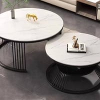 طبله ثنائي وسطية سطح مرمر نوعيه ممتازه تصميم عصري وأنيق لاصحاب الذوق ا...