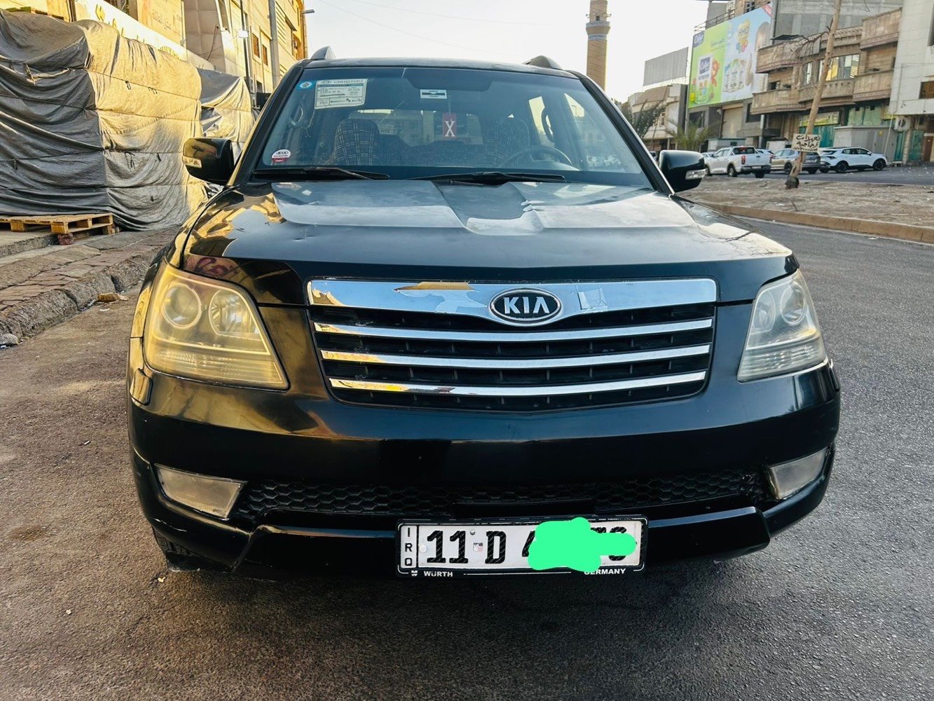 يالله 
السلام عليكم اخوتي الطيبين 
كيا مهافي 2009 لون اسود 
سياره نضيفه وكاعده
الصبغ البيهه فقط جاملغ الايسر 
مكان السياره بغداد الطالبيه مامتواجد عل نت فقط واتساب او الاتصال *********** 
السعر 110وبيهه مجال قليل حك الجيه 
تحويل ثاني يوم
